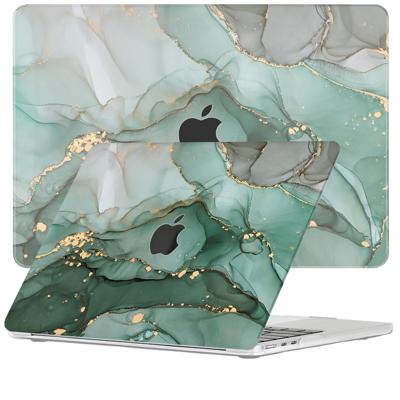 Lunso MacBook Air 13 inch (2022-2025) cover hoes - case - Green Maeve