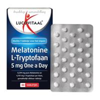 Lucovitaal Melatonine L-Tryptofaan 5mg Tabletten - thumbnail