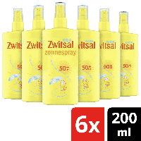 Zwitsal Kids SPF 50+ Zonnespray - 6 x 200 ml - thumbnail
