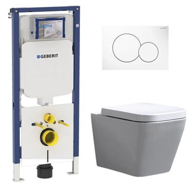 Geberit UP720 Toiletset - Inbouw WC Hangtoilet Wandcloset Rimfree - Alexandria Sigma-01 Wit Geberit UP720 Toiletset - Inbouw WC Hangtoilet Wandcloset Rimfree - Alexandria Sigma-01 Wit