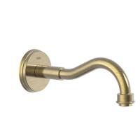 Kraanhals Tres Clasic Inbouw Uitloop 21 cm Verouderd Messing Mat - thumbnail