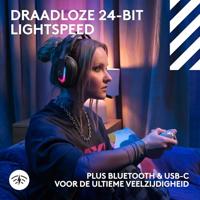 Draadloze gamingheadset - Logitech G - Astro A20 X - Lightspeed - Zwart - thumbnail