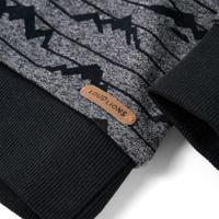 Kindertrui met heuvelprint 104 gemleerd marineblauw - thumbnail