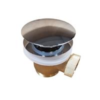 Wiesbaden Caral clickwaste afvoerplug vrijstaand bad 1 1/2" chroom - thumbnail