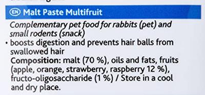 TRIXIE MOUTPASTA MULTIFRUIT 6X100 GR