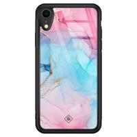 iPhone XR glazen hardcase - Marble colorbomb - thumbnail
