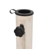 Parasolvoet rechthoekig 25 kg graniet - thumbnail