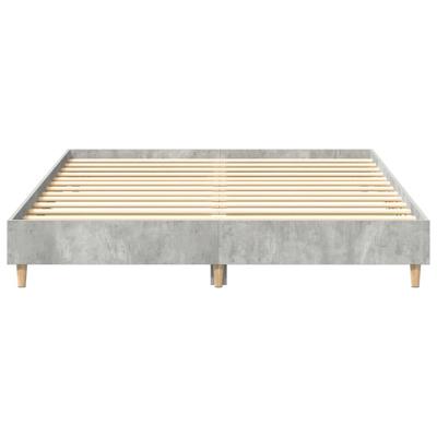 Bedframe zonder matras 150x200 cm spaanplaat betongrijs