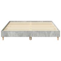 Bedframe zonder matras 150x200 cm spaanplaat betongrijs - thumbnail