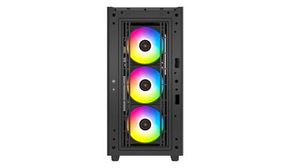 DeepCool cg540 midi tower behuizing (zwart | 2x usb-a | window)