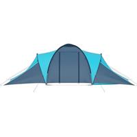 Tent 6-persoons blauw en lichtblauw - thumbnail