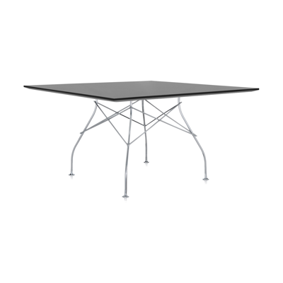 Kartell Glossy eettafel 130x130 cm Zwart