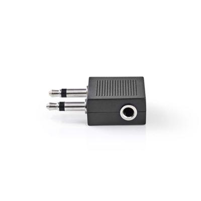 Nedis Mini-jack male (2x) naar mini-jack female stereo adapter