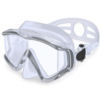 DM600 silica gel duiken masker Zwemmen goggles duikuitrusting voor volwassenen (wit) - thumbnail