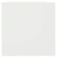 VidaXL Plantenbak 62x47x46 cm staal wit - thumbnail