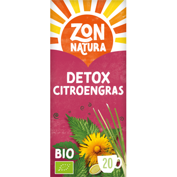 Zonnatura Biologische Thee Detox Citroengras bij Jumbo