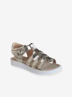 Kindersandalen met meerdere bandjes goud - thumbnail