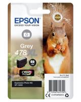 Epson Inktcartridge 478XL Origineel Grijs C 13 T 04F64010 - thumbnail