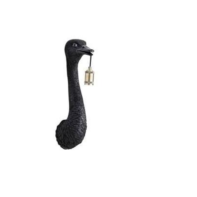 Light & Living Wandlamp 'Ostrich' 57cm, kleur Zwart Light & Living Wandlamp 'Ostrich' 57cm, kleur Zwart