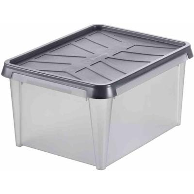 Orthex 3461050 Opbergbox (l x b x h) 50 x 40 x 27 cm Grijs 1 stuk(s)