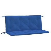 VidaXL Tuinbankkussens 2 st 120x50x7 cm oxford stof blauw - thumbnail