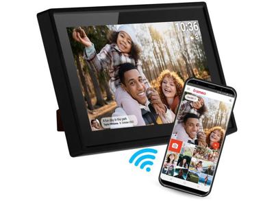 Denver PFF725b Digitale WiFi-fotolijst 17.8 cm 7 inch Energielabel: B (A - G) 1024 x 600 Pixel 8 GB Zwart Denver PFF725b Digitale WiFi-fotolijst 17.8 cm 7 inch Energielabel: B (A - G) 1024 x 600 Pixel 8 GB Zwart