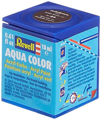 Revell 36184 Aqua Color verf Leer-bruin (mat) Kleurcode: 84 RAL-kleurcode: 8027 Doos 18 ml Revell 36184 Aqua Color verf Leer-bruin (mat) Kleurcode: 84 RAL-kleurcode: 8027 Doos 18 ml