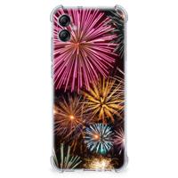 Samsung Galaxy A04e Anti Shock Bumper Case Vuurwerk - thumbnail