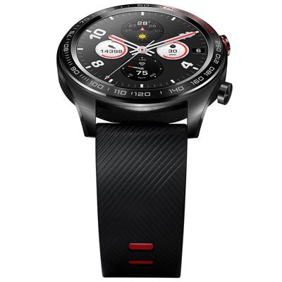 Honor Magic Watch Smartwatch in Klassiek Horlogedesign, met 3 cm/1,2 inch AMOLED-Display, Meteoriet Zwart