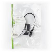 SCART-Adapter | SCART Male - SCART Female - SCART Female | 0,2 m | Zwart - thumbnail