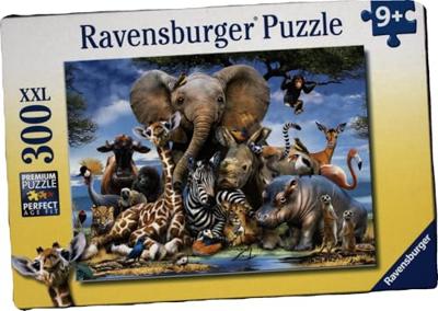 Ravensburger puzzel 300 stukjes Afrikaanse vrienden