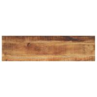Tafelblad rechthoekig 120x30x2,5 cm massief ruw mangohout - thumbnail