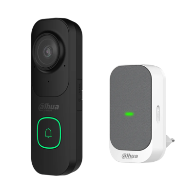 Dahua Slimme WiFi Deurbel set Zwart met Gong (DH-VDKP01-BG) Dahua Slimme WiFi Deurbel set Zwart met Gong (DH-VDKP01-BG)