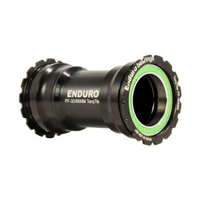 ENDURO BEARINGS Torqtite bottom bracket - bb386 to 30mm - a/c ss - black