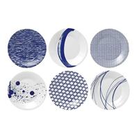 Royal Doulton Pacific Gebaksbordjes 16 cm, per 6 - thumbnail