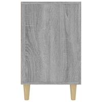 Dressoir 100x36x60 cm bewerkt hout grijs sonoma eikenkleurig - thumbnail