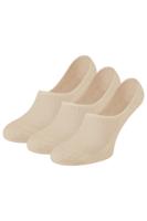 Teckel 3-pack - Invisible Footies sokken met badstof zool - Kousenvoetjes voor dames en heren - Katoen Sokken voor in loafers - thumbnail