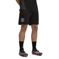 PUMA Manchester City Trainingsbroekje 2025-2026 Zwart Zilver - thumbnail