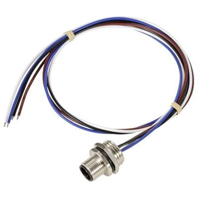 TRU COMPONENTS TC-12833040 Sensor/actuator inbouwstekker M12 Aantal polen (sensoren): 4 Stekker, inbouw 0.5 m 1 stuk(s) TRU COMPONENTS TC-12833040 Sensor/actuator inbouwstekker M12 Aantal polen (sensoren): 4 Stekker, inbouw 0.5 m 1 stuk(s)