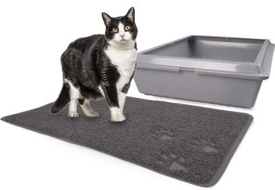 Kattenbakmat Roxy - 40 x 60 cm 40 x 60 cm Flamingo Grijs Kattenbakmat Roxy - 40 x 60 cm 40 x 60 cm Flamingo Grijs
