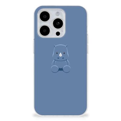 iPhone 15 Pro Max Telefoonhoesje met Naam Baby Rhino iPhone 15 Pro Max Telefoonhoesje met Naam Baby Rhino