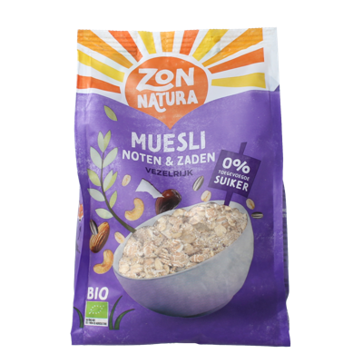 Muesli noten zaden bio 375 Gram
