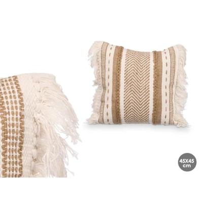 Kussen Gift Decor Bruin Natuurlijk 45 x 16 x 45 cm (6 Stuks)