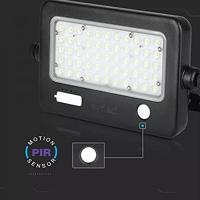 V-TAC 8674 VT-788-10 Tuinschijnwerper op zonne-energie LED 10.00 W Zwart - thumbnail