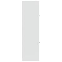 Apothekerskast 30x41x144,5 cm bewerkt hout hoogglans wit - thumbnail