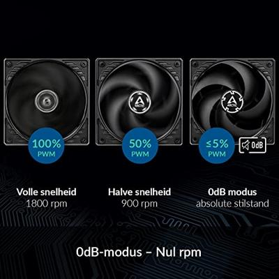 Arctic P12 PWM Zwart