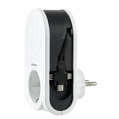 Plug-in basis Simon Wit 250 V 16A IP20