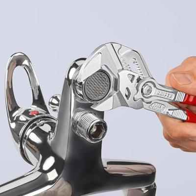 Knipex Sleuteltang | 180 mm Lengte | Tang en Schroefsleutel in Eén | Kunststof Bekleed | Verchroomd - 86 03 180 SB - thumbnail