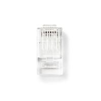 Nedis CCGB89300TP Netwerkconnector Rj45 (8p8c) Male - 10 Stuks Transparant - thumbnail