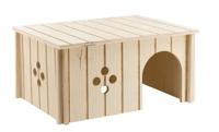 Ferplast knaaghuis sin 4646 hout - thumbnail